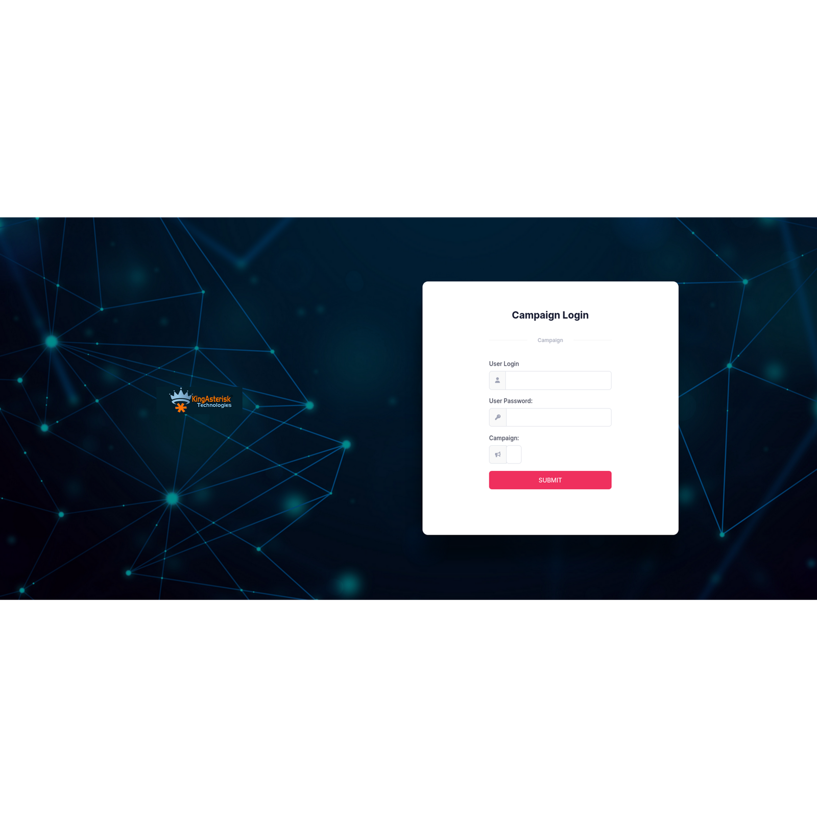 login page